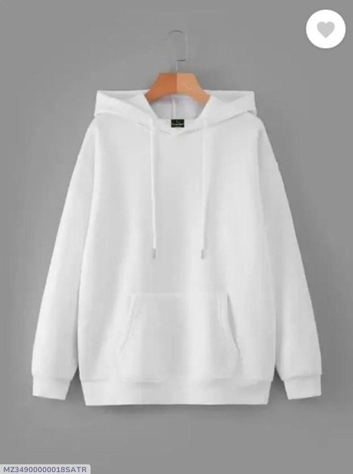 1 Pcs Men's Fleece Plain Hoodie