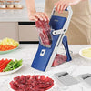 ADJUSTABLE 5-IN-1 VERTICAL VEGETABLE CUTTER & SHREDDER